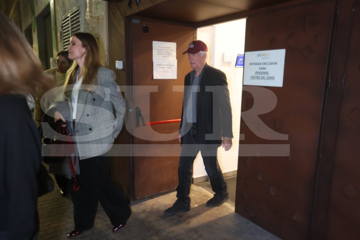 Hollywood star Richard Gere in Malaga to see Antonio Banderas&#039; production of Gypsy